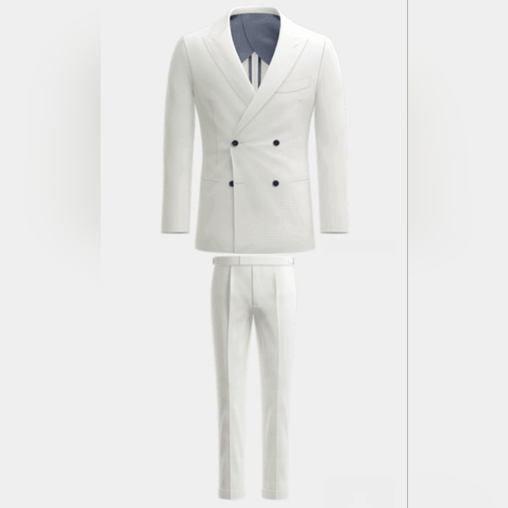 SuitSupply Off-White Havana Suit